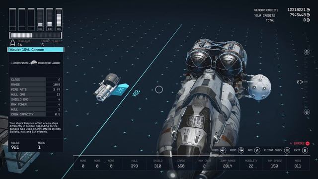 Starfield Unique Default Player Ship Review