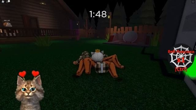 ПОБЕГ ОТ ПАУКА В ОГРОМНОМ ДОМЕ РОБЛОКС (ROBLOX SPIDER) Весёлый Кот смотреть онлайн