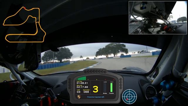 Sebring Chin Track Day 10-25-20 Cayman GT4 Clubsport MR смотреть онлайн