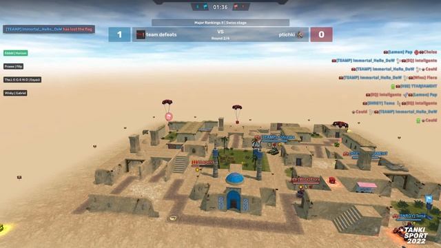 team defeats Vs ptichki | TankiSport 2022 Major Rankings II | Swiss Stage смотреть онлайн