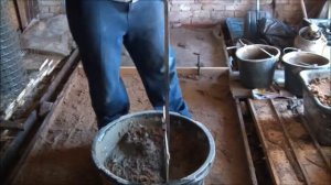 САМОДЕЛЬНЫЙ РУЧНОЙ МИКСЕР ДЛЯ ЗАМЕСА БЕТОНА | HOMEMADE HAND MIXER FOR MIXING CONCRETE