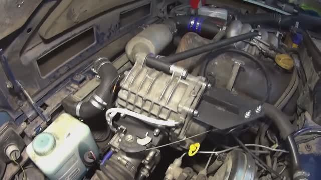 ВАЗ 21214 НИВА на 150л.с. УСТАНОВКА КОМПРЕССОРА(SUPERCHARGER) SC-14 смотреть онлайн