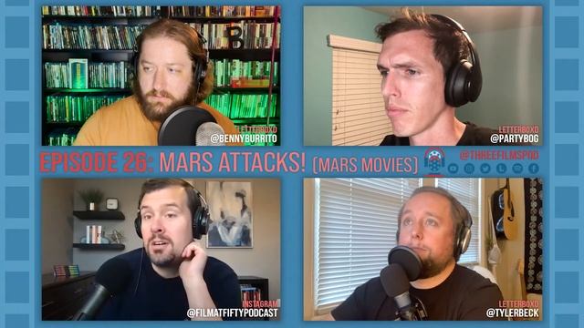 'Mars Attacks' and a Look Back-Ack at Tim Burton w/ Film at Fifty (Mars Movies) PART 2 - Episode 26 смотреть онлайн