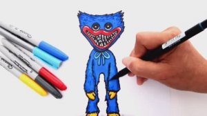 Научитесь рисовать ХАГГИ ВАГГИ (Poppy Playtime)