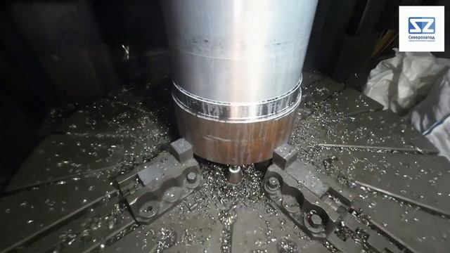 Черновая обработка корпуса на токарно-карусельном станке смотреть онлайн