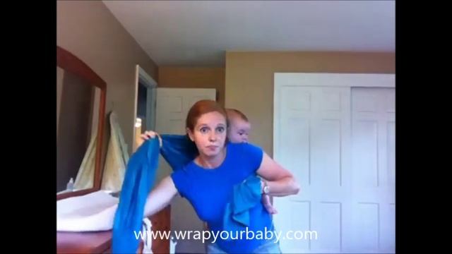 Half Jordan's Back Carry with no shoulder flip from Wrap Your Baby смотреть онлайн