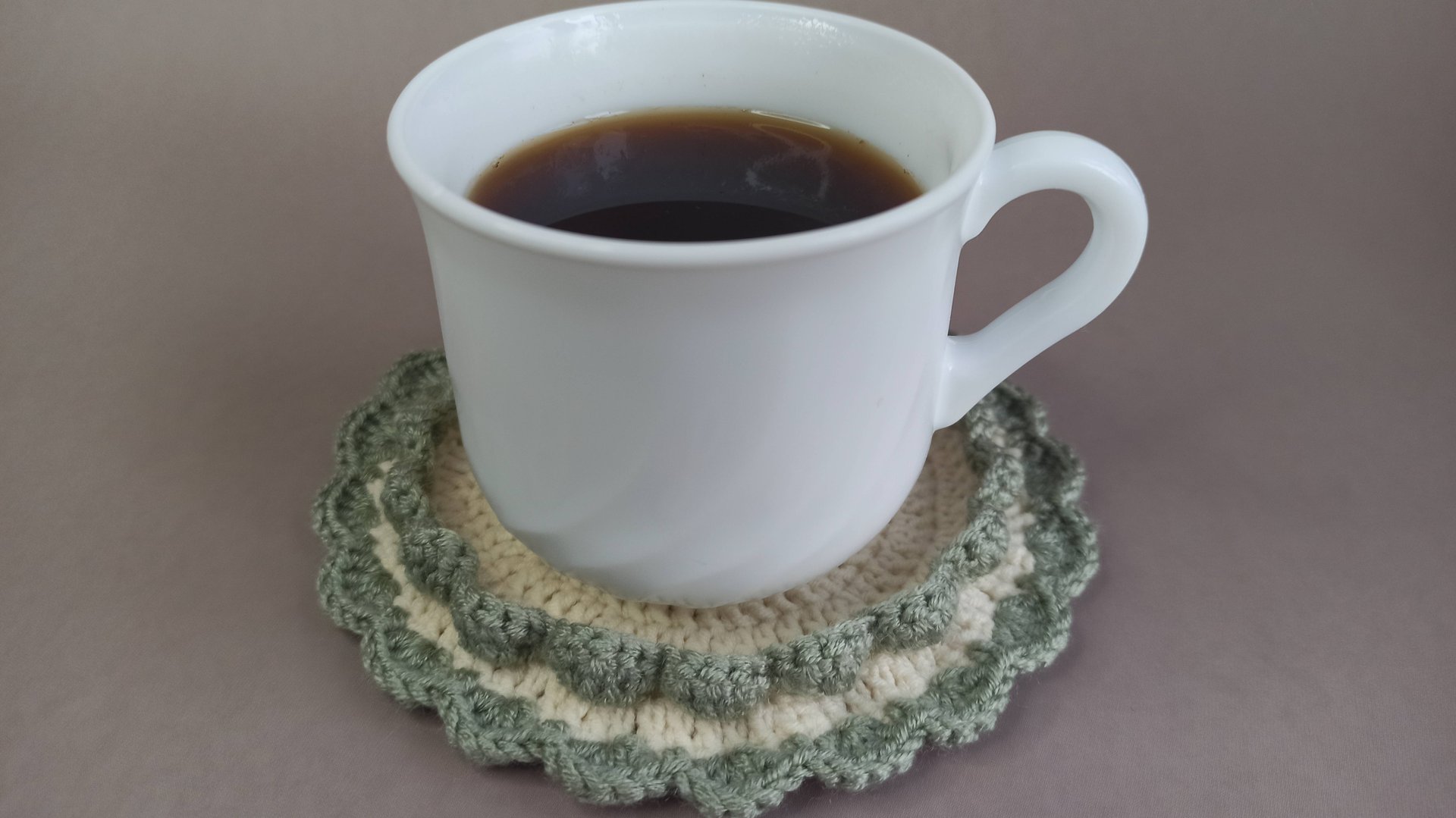 Подставка под чашку крючком смотреть онлайн