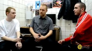Интервью у группы ГРОТ в Минске от @plus Hip-Hop