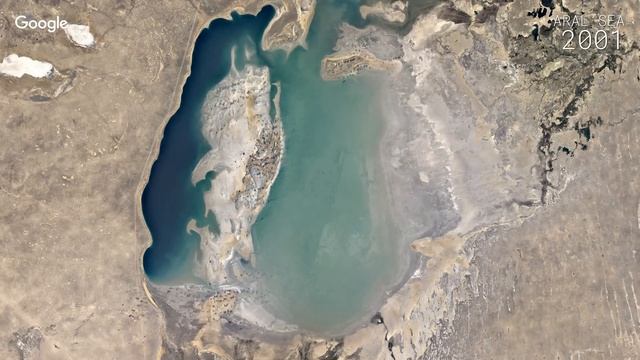 Google Timelapse: Aral Sea смотреть онлайн