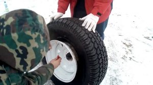 Как забортировать колесо самому. Простой способ