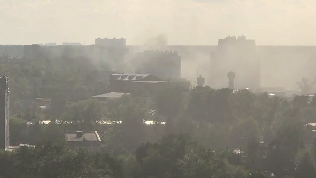 Задымление в г. Ивантеевка 03.06.2018 смотреть онлайн