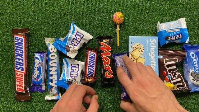 NEW Candy's ASMR relaxing video (Picnic, Snickers, Milky Way, Mars, Oreo, Twix, Mars) #8 смотреть онлайн