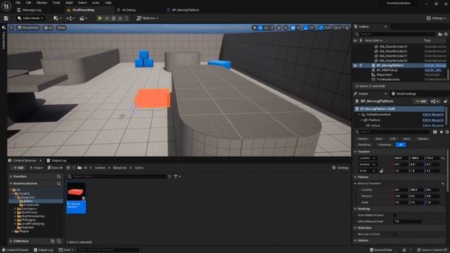 Unreal Engine 5 - How To Make Moving Platforms (Blueprint-Only) смотреть онлайн