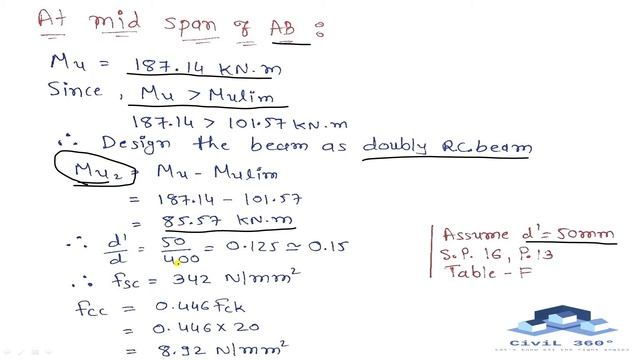 DESIGN OF CONTINUOUS BEAM смотреть онлайн