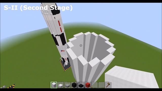 Minecraft Rocket Tutorial: Apollo Saturn V [1:1 Scale] смотреть онлайн