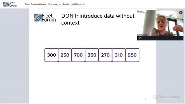 Fleet Forum Webinar Data analysis the dos and the donts смотреть онлайн