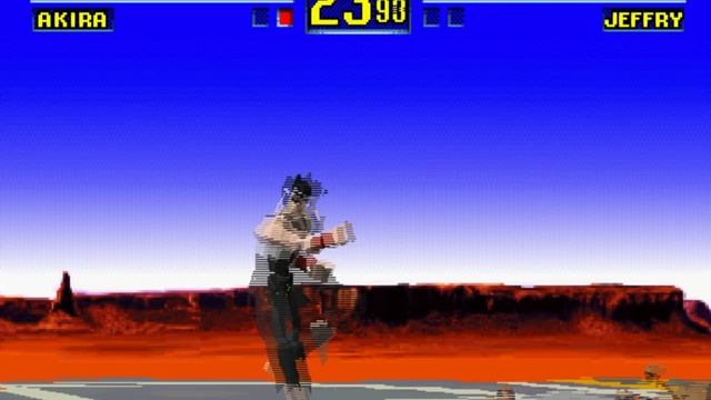 Emulação - Virtua Fighter In-game No Nova 0.4 (emulador De Sega Saturn)