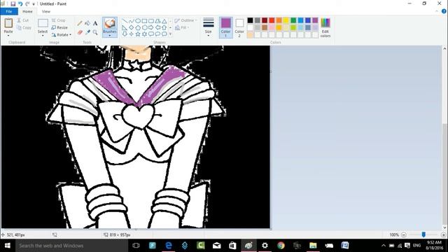 Sailor Saturn speedpaint смотреть онлайн