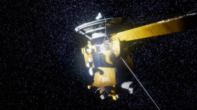 Satellite Cassini approaching Saturn (Animation) смотреть онлайн