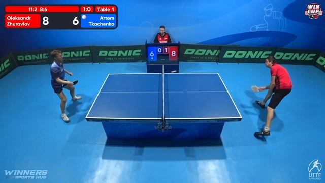 06:30 Oleksandr Zhuravlov 3-0 Artem Tkachenko West 7 WIN CUP 26.12.2022 | TABLE TENNIS WINCUP смотреть онлайн