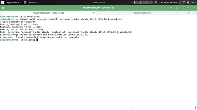 Installing Microsoft Edge on Linux debian ubuntu смотреть онлайн