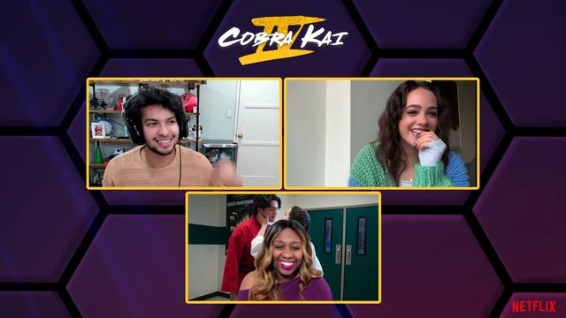 Miguel and Sam of COBRA KAI share biggest lessons over the past 4 seasons! смотреть онлайн