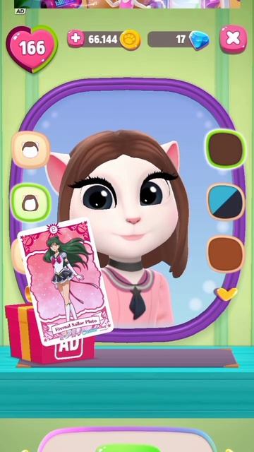 Angela cosplay Sailor Pluto my talking Angela 2 смотреть онлайн