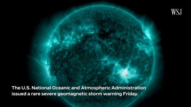 Watch: Rare Solar Storm Creates Vivid Northern Lights Around the World | WSJ News смотреть онлайн