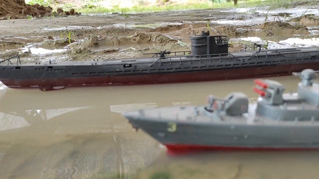 Battleships in World War UBOAT Submarine Model смотреть онлайн