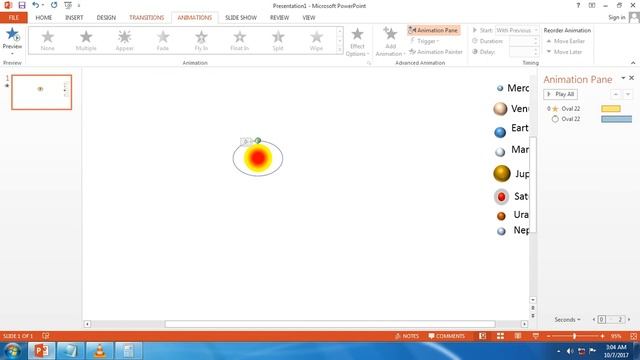 Animated Solar System Design in PowerPoint смотреть онлайн