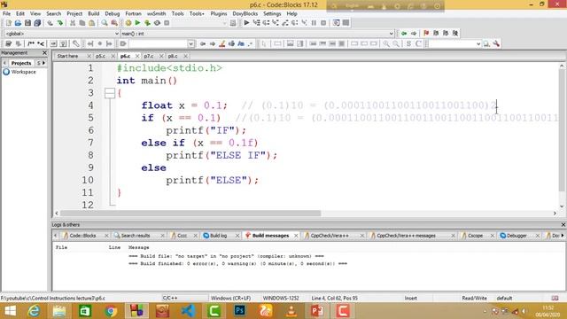 Comparing Floating Point Numbers in C/C++ Bangla tutorial:03 | Find the output of the Program in C.