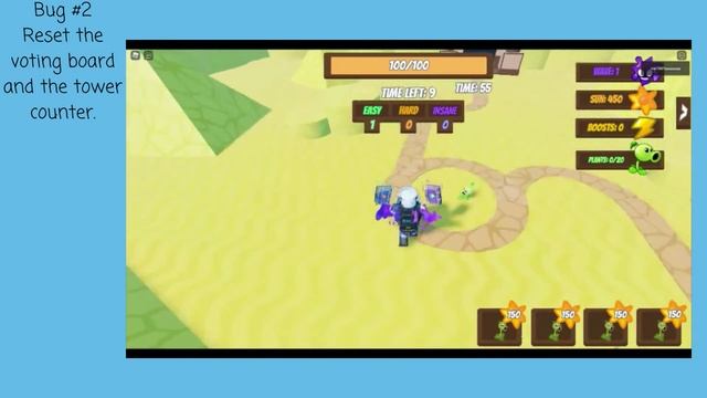 Garden Tower Defense Replanted Bugs смотреть онлайн
