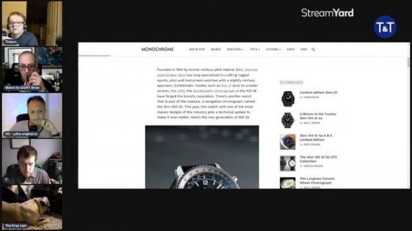 Tickers live on Tuesday!