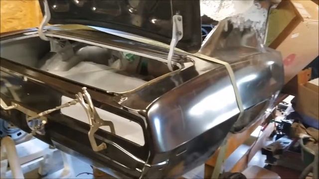 69 Camaro tail panel removal and install смотреть онлайн