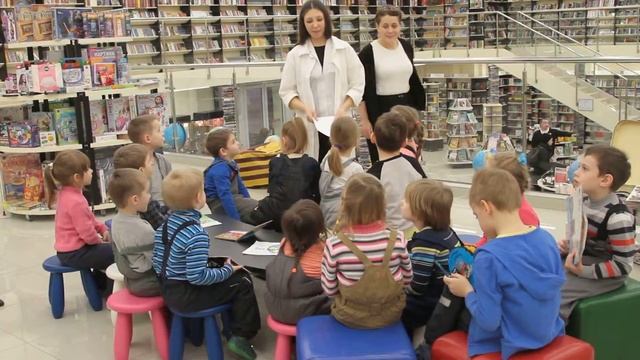 ДОУ №179 в гостях у магазина "Книжный лабиринт". 10 марта 2017 смотреть онлайн