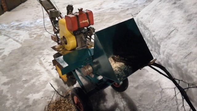 Щепорез из мотоблока первый запуск часть 4 смотреть онлайн