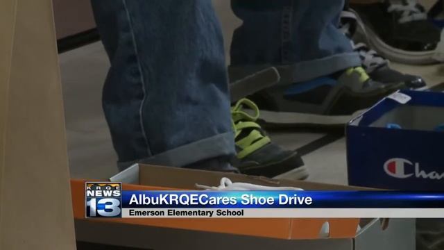 More Kids Receive Sneakers From KRQE Shoe Drive