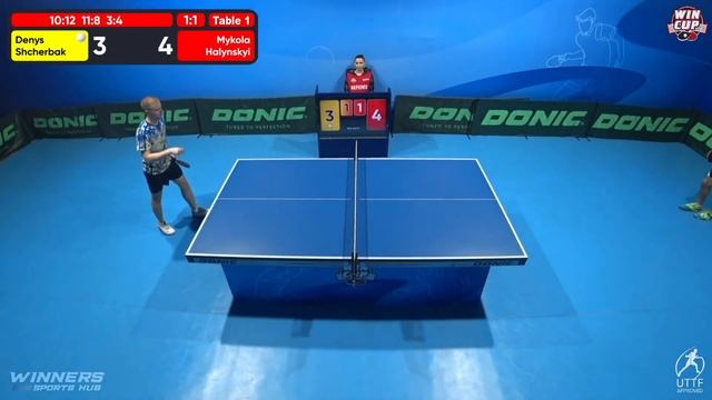 11:30 Denys Shcherbak 2 - 3 Mykola Halynskyi West 1 WIN CUP 13.01.2023 | TABLE TENNIS WINCUP смотреть онлайн