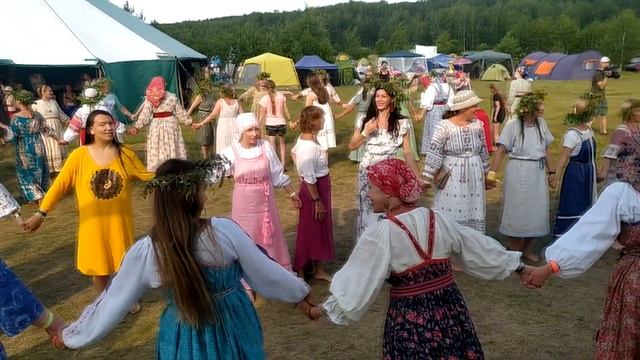 Народная хороводная песня - а мы сеяли сеяли лен смотреть онлайн