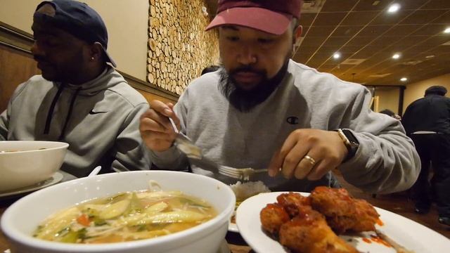 Vietnamese Sweet and sour soup with Fried Chicken MUKBANG [JL Jupiter Tv] смотреть онлайн