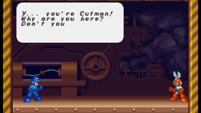 Mega Man 8 (Saturn) - Cut Man Boss fight смотреть онлайн