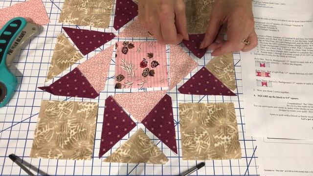 Beginning Quilt Class Pt8 Ohio Star смотреть онлайн