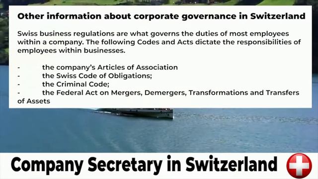 Company Secretary in Switzerland смотреть онлайн
