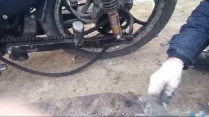 Как Снять Заднее Колесо? На Мопеде АЛЬФА ЗА 5 МИНУТ. (Ставим новые натяжители)