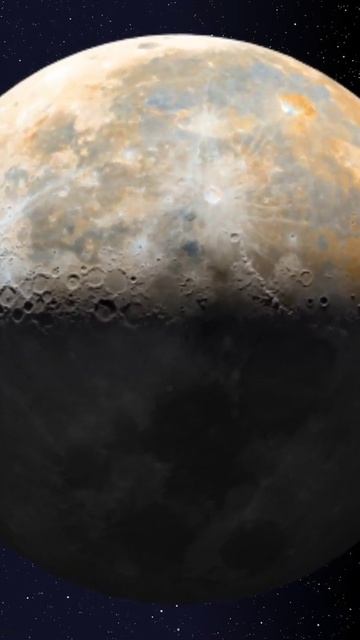 Moon in space - Live Wallpaper - 2610p UHD - Download in description смотреть онлайн