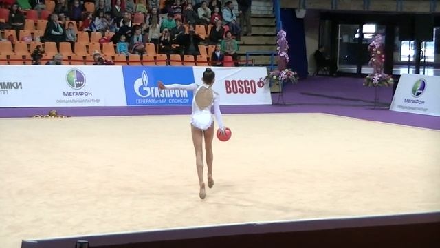 Marinova Katerina (BUL) ball 1999 Gran Prix Moscow 2014 Qual смотреть онлайн