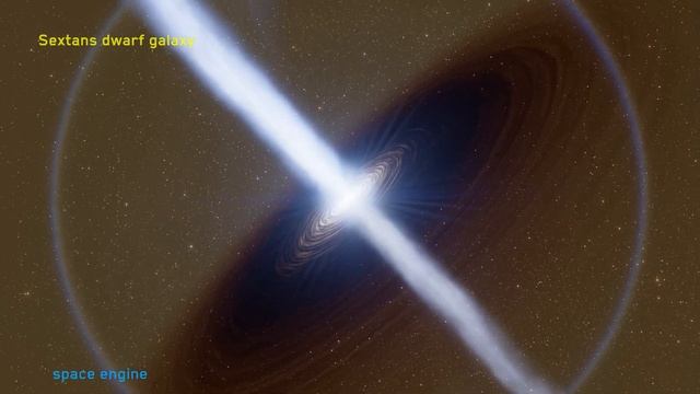 Sextans Dwarf galaxy - Space Engine смотреть онлайн