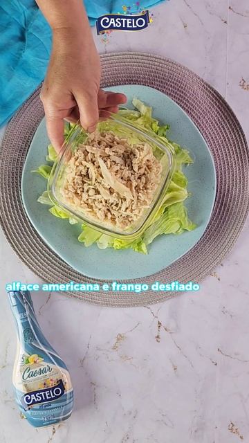 SALADA CAESAR #foodshorts #shorts смотреть онлайн