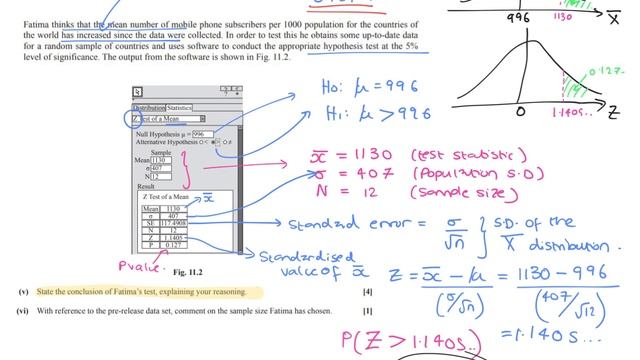 Year 13 Normal Distribution and Hypothesis Testing