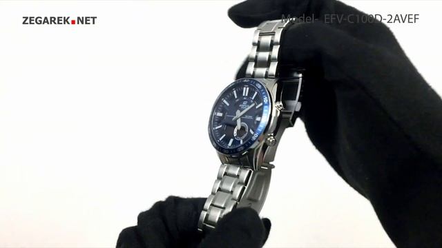 Casio EDIFICE Momentum EFV-C100D-2AVEF SPORTY LCD CHRONOGRAPH - Zegarek.net смотреть онлайн